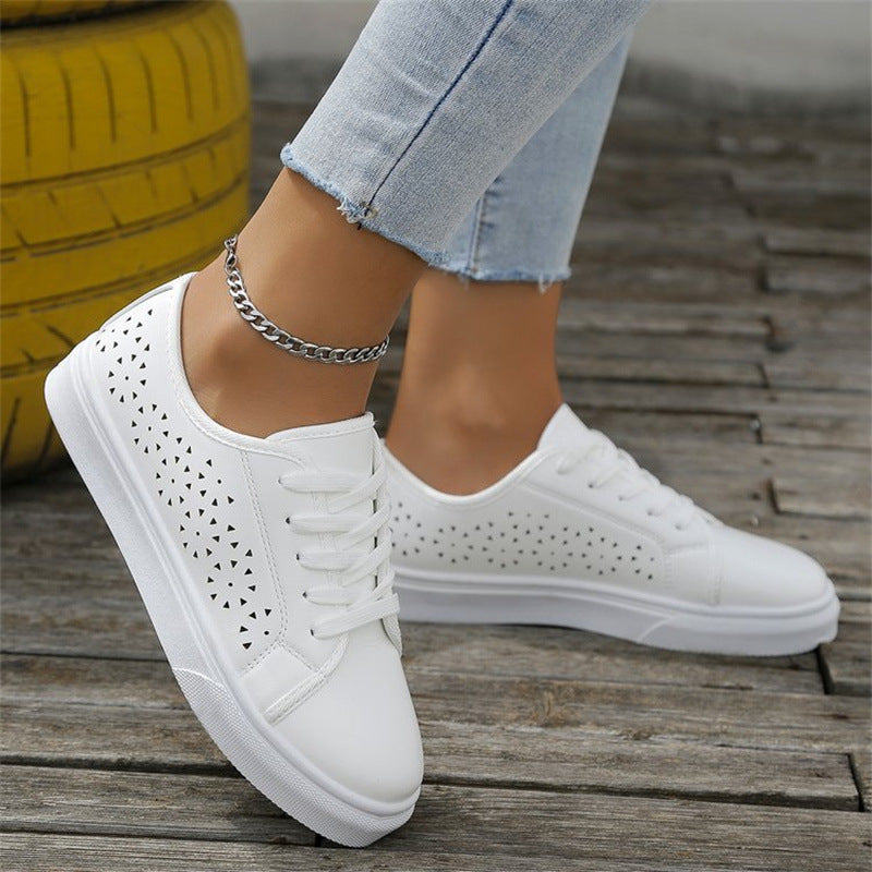Hollow-out Flat Shoes Straps