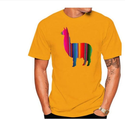 Short-sleeved Printed Cotton T-shirt Cross-border Foreign Trade