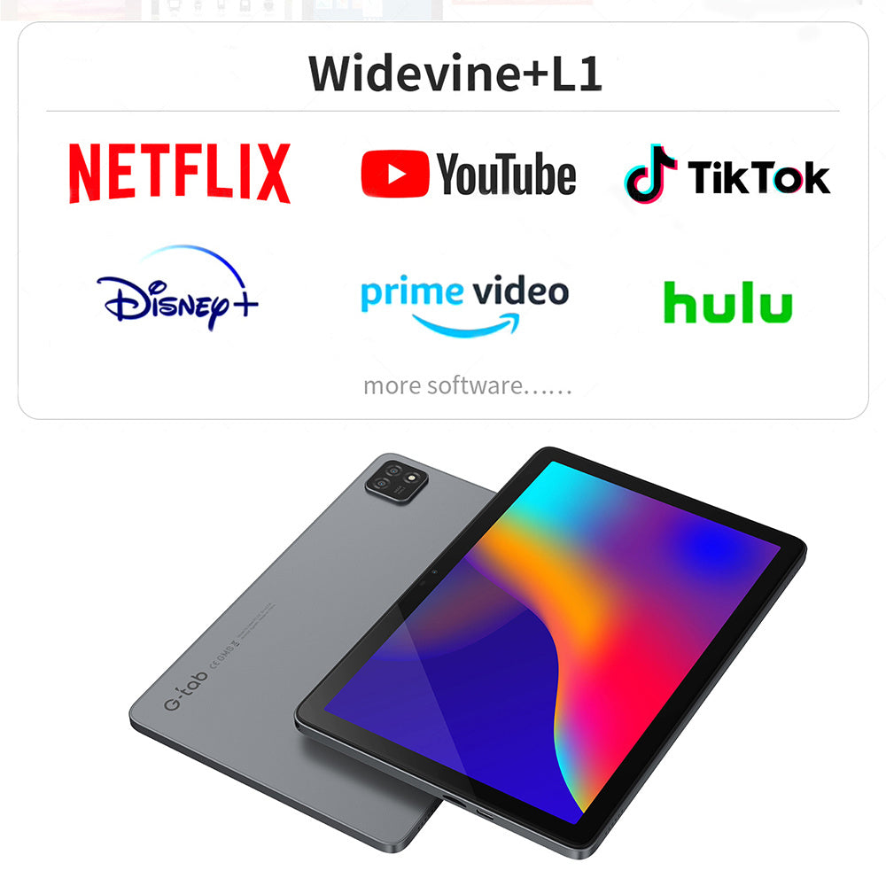 G-tab T9 Android 14 Tablet 10.1" - 3GB RAM, 64GB ROM