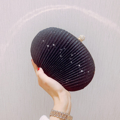 Women's Dinner Creative Style Shell Clutch Shoulder Cosmetic Bag