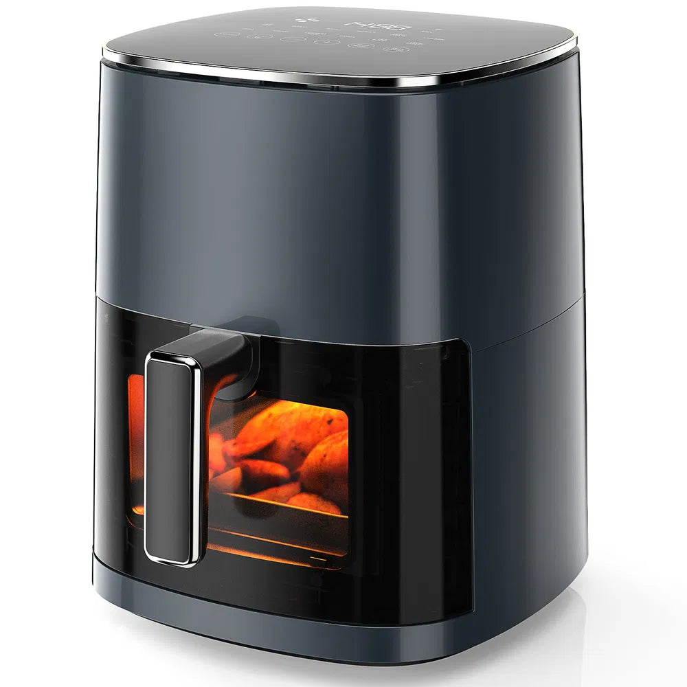 6 Quart Square Air Fryer with Viewing Window | 12-in-1 Multi-Cooker