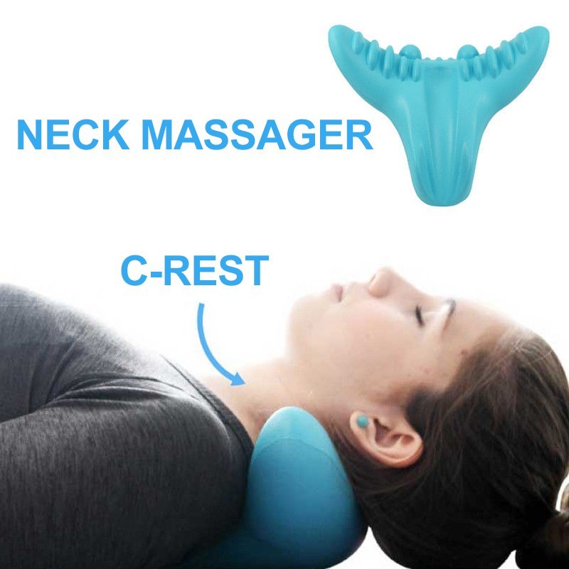 Shiatsu massage pillow C-rest neck and neck cervical spine relaxation muscle memory foam pillow - Ectron Online