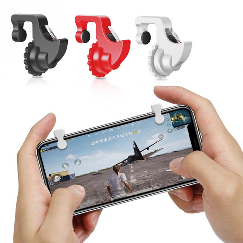 1Pair L1 R1 Gaming Trigger Smart Phone Games Shooter Controller Fire Button Handle For PUBG/Rules of Survival/Knives Out - Ectron Online