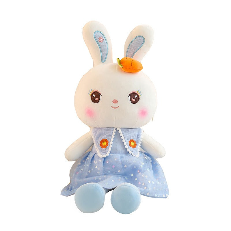 Sweetheart Rabbit Stuffed toy Little Rabbit Figure Pillow Bed with Sleeping Doll Super Soft Cute Big Doll - Ectron Online