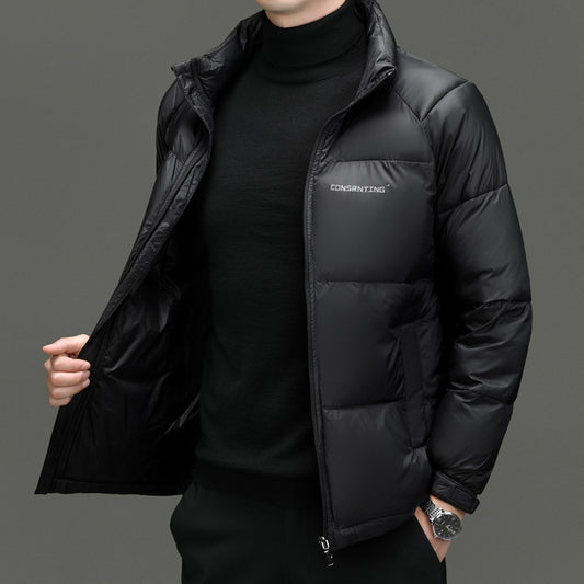 Men's High-end Stand Collar Coat Super Thick