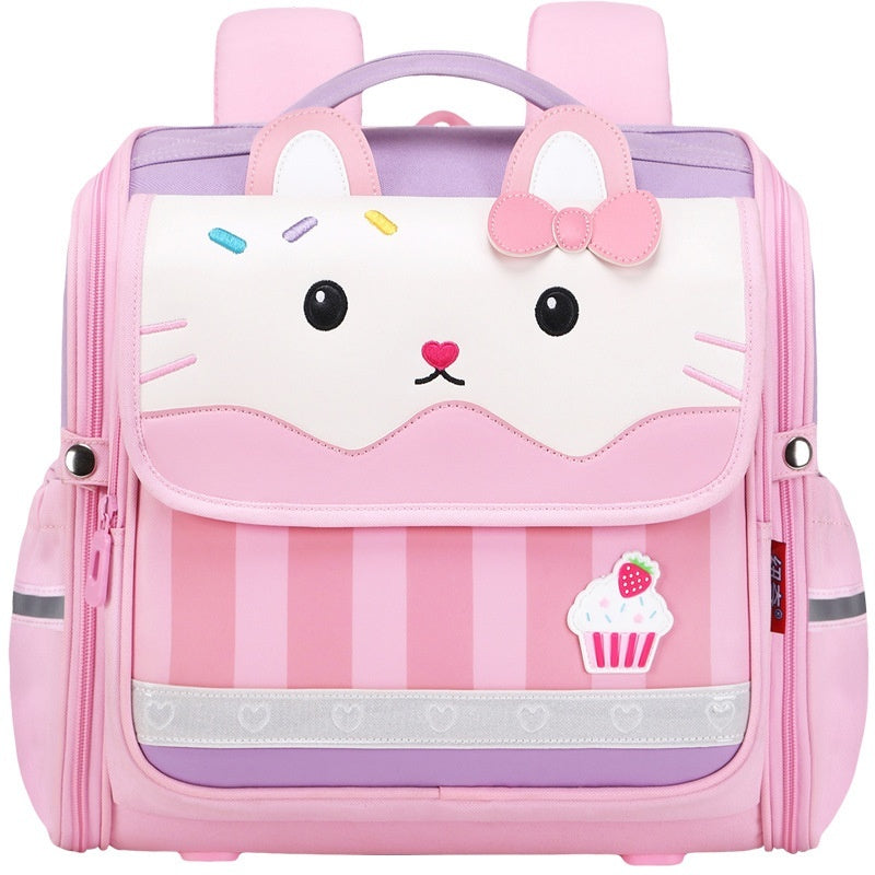 Raw Schoolbag Backpack Spine Protection Female