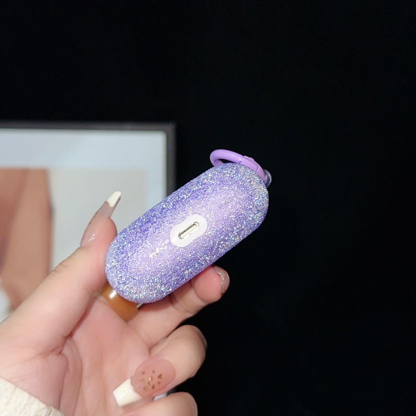Fine Rhinestone Crystal Particle Bluetooth Headset Protective Cover Earphone Case - Ectron Online