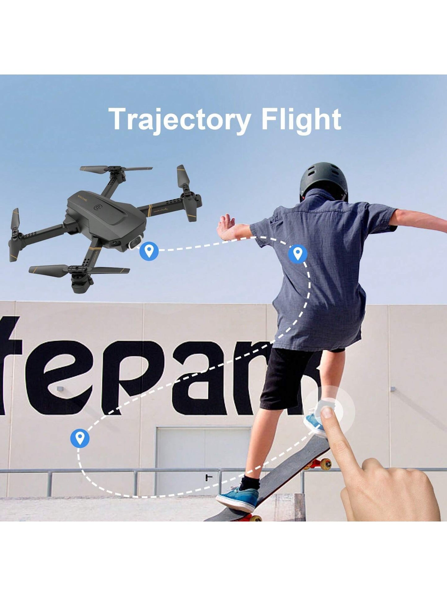UK 4DRC V4 Foldable Mini Drone With Camera 4K 1080P HD Drone ,3 Batteries,Drones For Adults Kids,Remote-controlled Quadcopter,Logistics Is Randomly Sent By Evri,Royal Mail,Amazon Logistics,