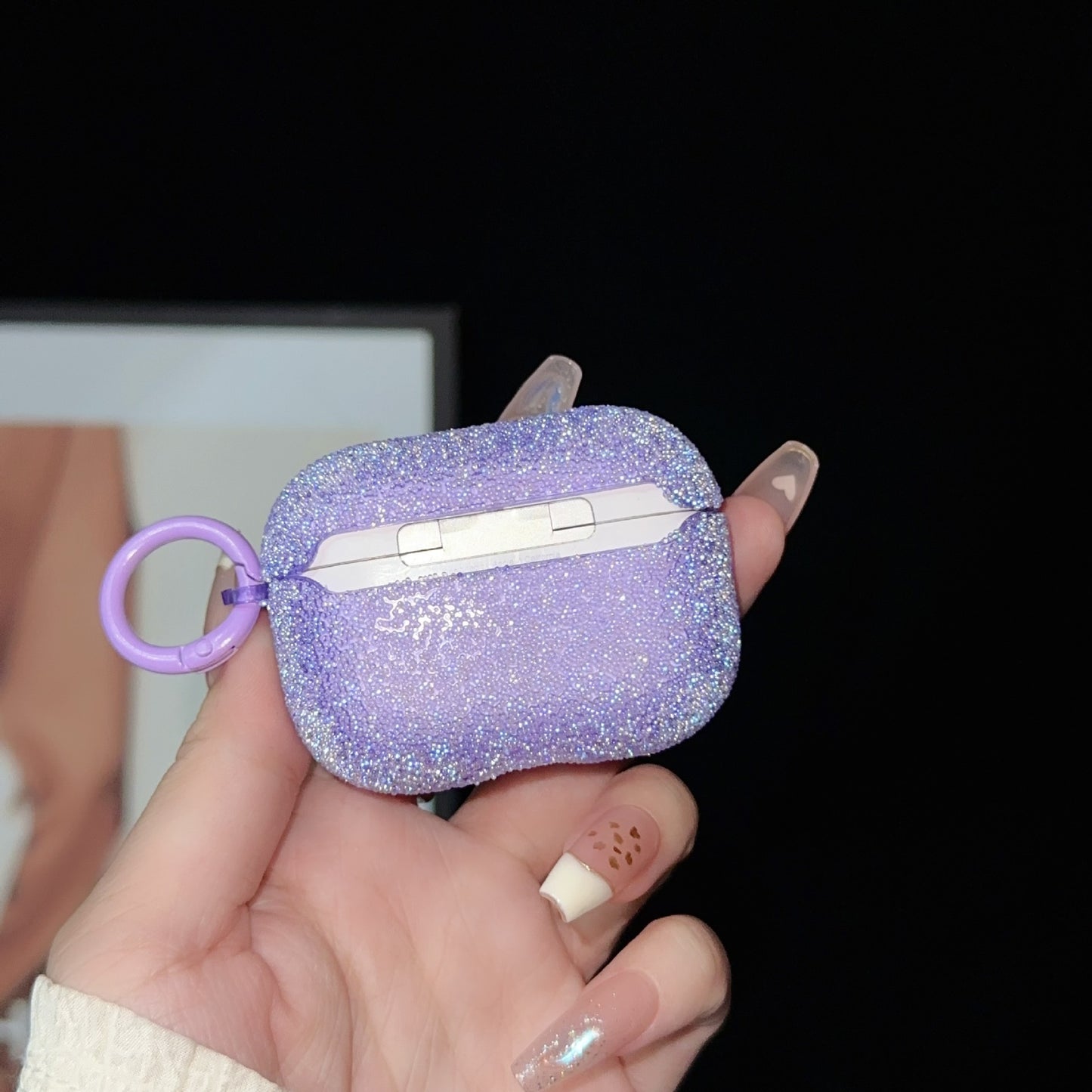 Fine Rhinestone Crystal Particle Bluetooth Headset Protective Cover Earphone Case - Ectron Online