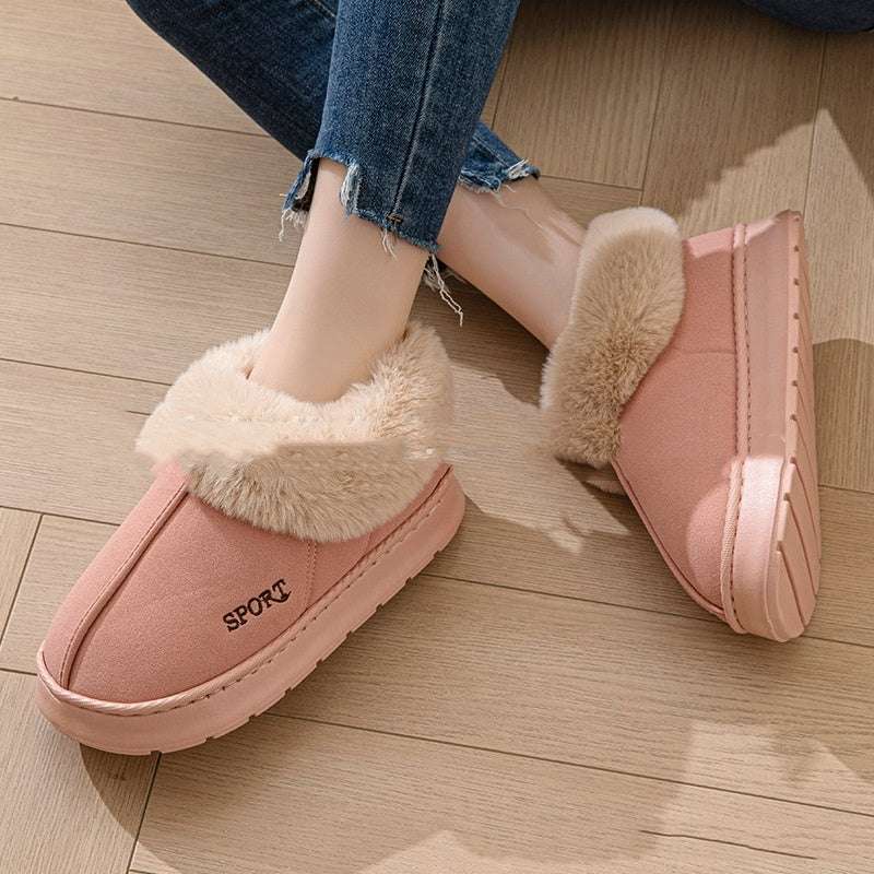 Cozy Plush Women’s Slippers – Non-Slip, Faux Fur & Soft Fit Cozy Plush Soft Slippers Shoes For Women | Ectron Online