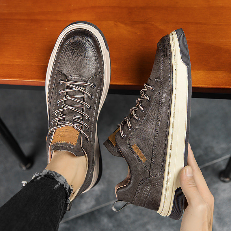 Men's Casual Leather Shoes Waterproof Business Suit