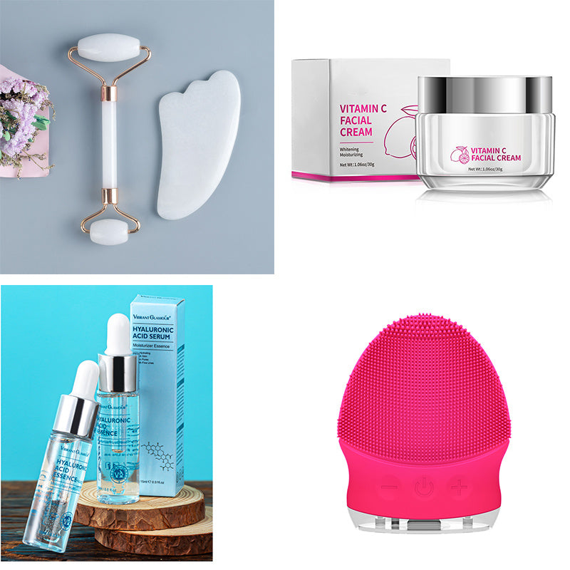 Hyaluronic Acid Face Serum Anti-Aging Shrink Pore Whitening Moisturizing Face Cream Dry Skin Care - Ectron Online