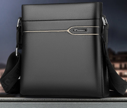 Men's Crossbody Bag | Vertical Leather Style Men Leather Bag Crossbody Shoulder Verti | Ectron Online