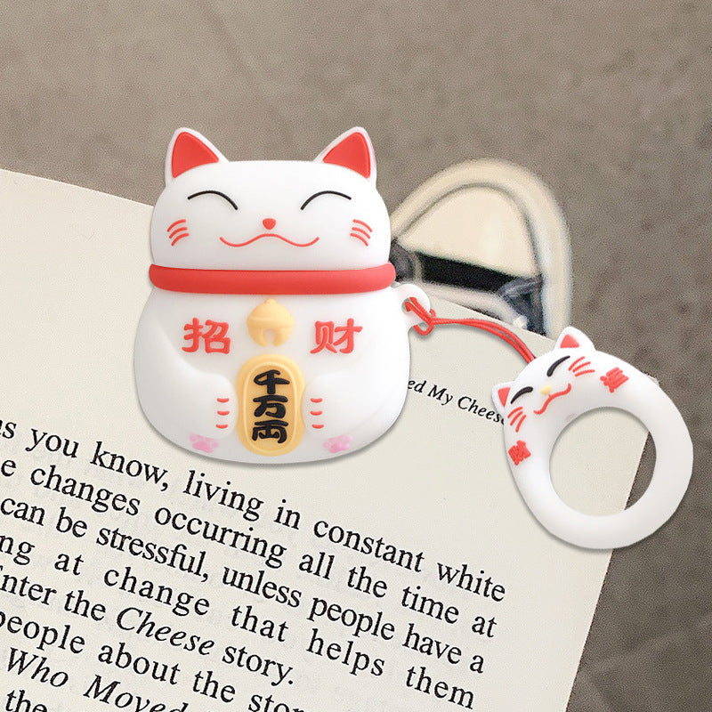 AirPods 5th generation silicone wireless Bluetooth earphone protective case suitable for Apple Pro 2nd generation cute box - Ectron Online