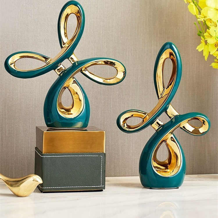 Modern Minimalist Ceramic Ornaments Light Luxury Home - Ectron Online