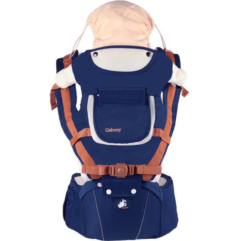 Multifunctional breathable baby carrier ergonomic baby slingshot adjustable belt newborn baby travel strap mother waist back stool - Ectron Online