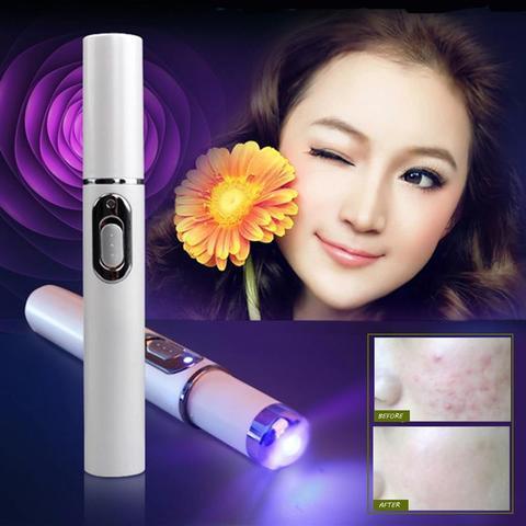 Blue Light Therapy Acne Laser Pen Soft Scar Wrinkle Removal Treatment Device Skin Care Beauty Equipment - Ectron Online