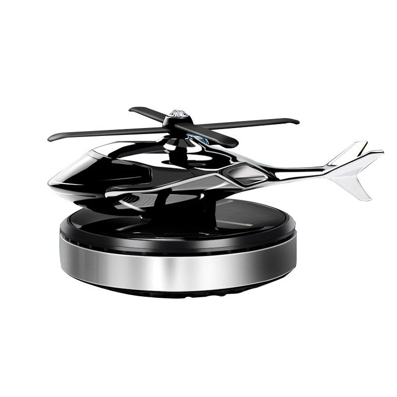 Car Air Freshener Solar Helicopter Modeling Decoration Aromatherapy Car Interior Accessories Propeller Rotating Perfume Diffuser - Ectron Online
