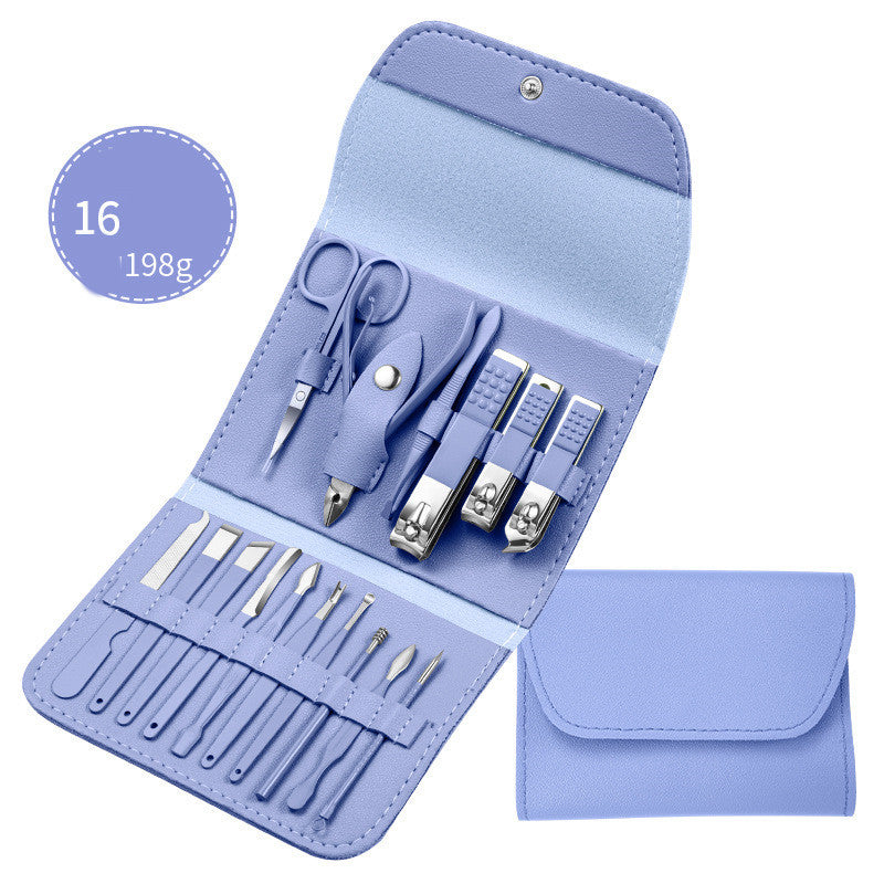 Professional Scissors Nail Clippers Set Ear Spoon Dead Skin Pliers Nail Cutting Pliers Pedicure Knife Nail Groove Trimmers - Ectron Online