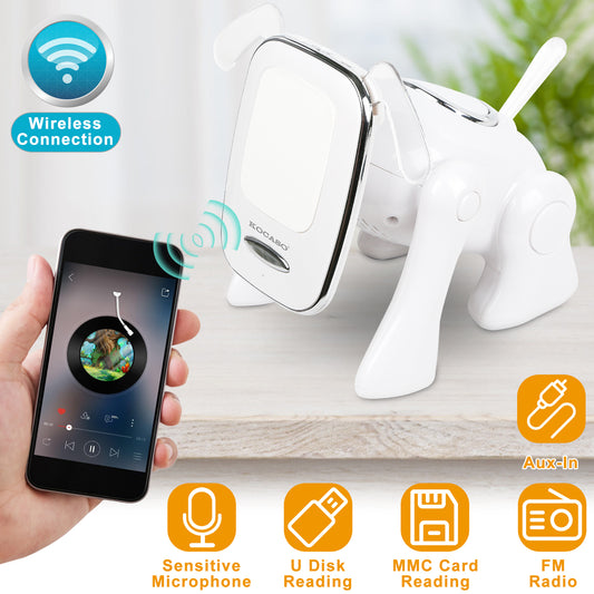 Puppy Dog Wireless Speaker | Mini Portable Bluetooth Animal Speaker Puppy Dog Wireless Speaker Portable Mini | Ectron Online