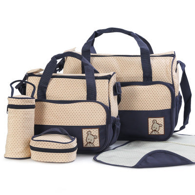 Baby Diaper Bag Suits For Mom Baby Bottle Holder Mother Mummy Stroller Maternity Nappy Bags Sets - Ectron Online