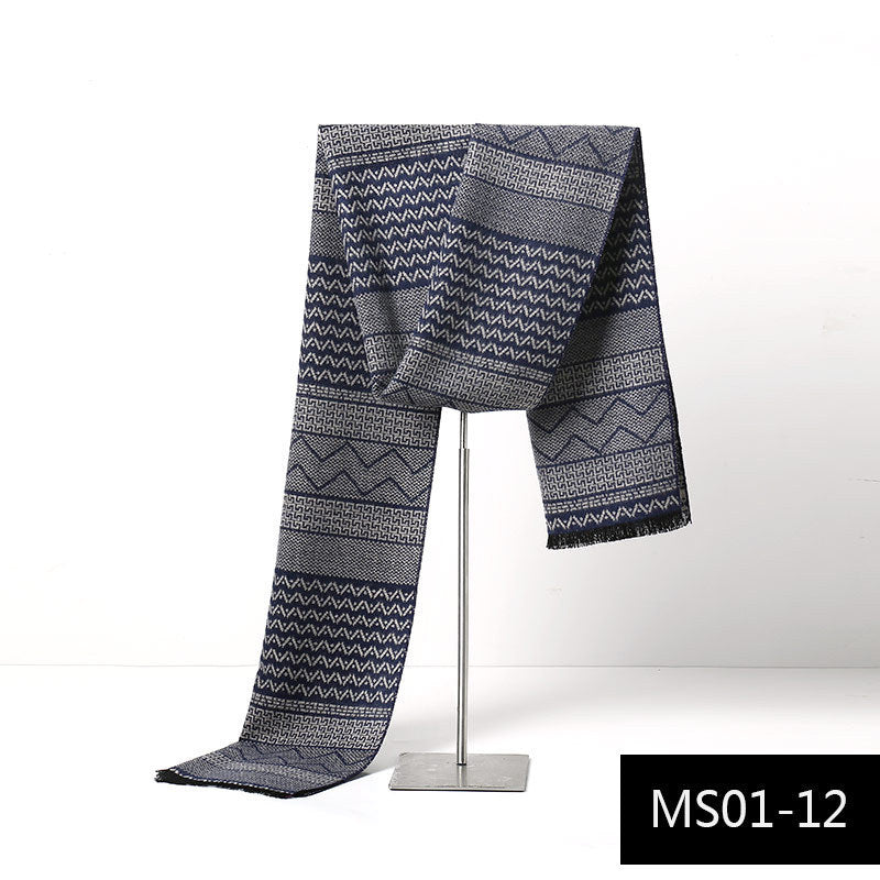 Men's Autumn And Winter Cashmere Warm Scarf