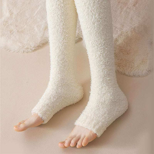Winter Warm Plush Socks Women Dual-purpose Protection Heel And Knee Sock For Olds Winter Warm Plush Socks Women Dual-purpo | Ectron Online