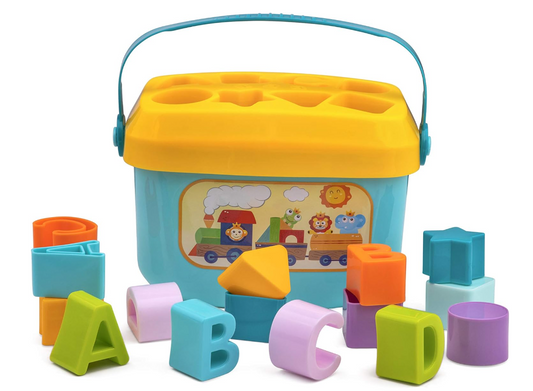 Children's early education letters, colors, cognition, shape matching, geometric building blocks, intelligence box, puzzle toys, portable storage - Ectron Online