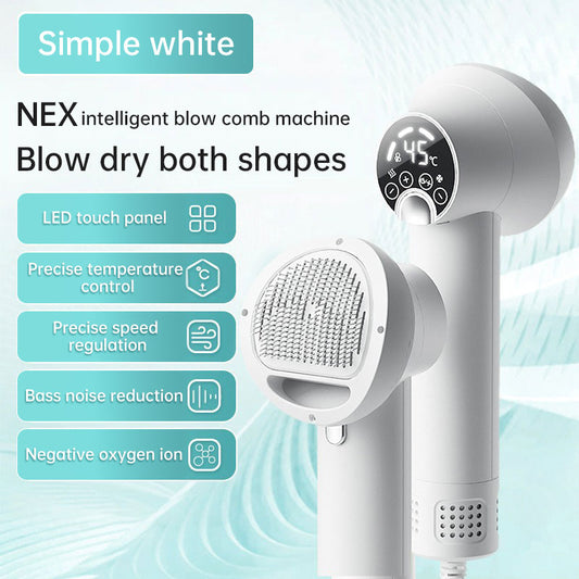 Smart Pet Hair Dryer Dog Golden Retriever Cat Grooming Hairdressing Blow & Comb Silent No Harm Pet Cleaning Supplies Pet Product - Ectron Online
