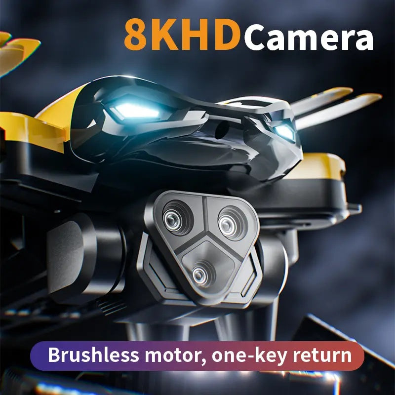M5 Drone, High-definition Professional Aerial Photography, 8K Clear Picture Quality, Rotation Aerial Photography, Foldable 4-axis Aircraft, Strong Stability