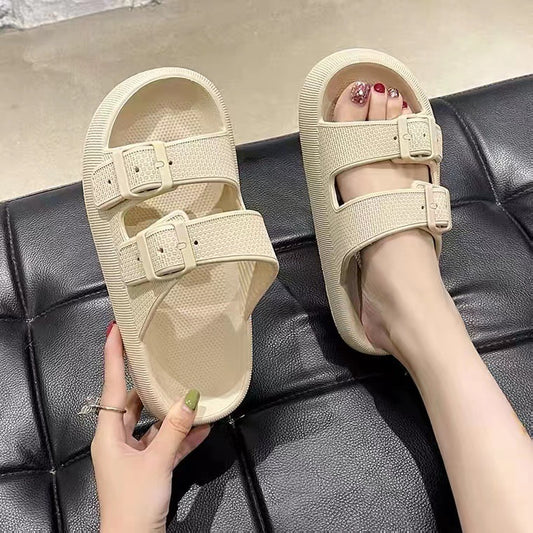 Double Button Slippers For Men And Women