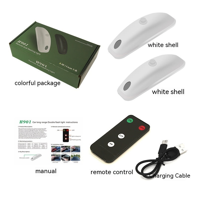 Car Anti-Collision Strobe Pilot Light for Fog & Rain Safety