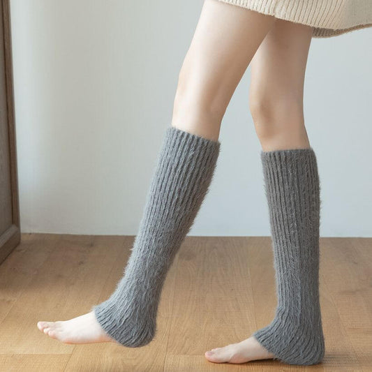 Thickened Feather Yarn Foot Sock Containing Cashmere Bunching Socks Thickened Feather Yarn Foot Sock Contain | Ectron Online