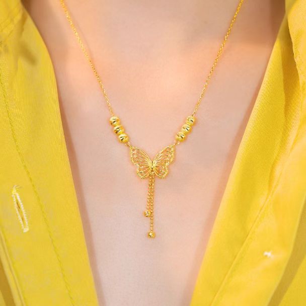 Fairy Butterfly Tassel Necklace Women's Design Fashion