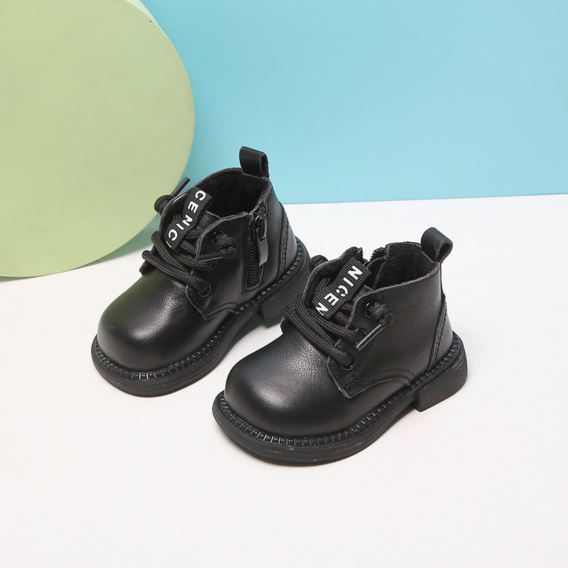 Baby Soft-soled Toddler Shoes Boys' Short Winter Children's Boots