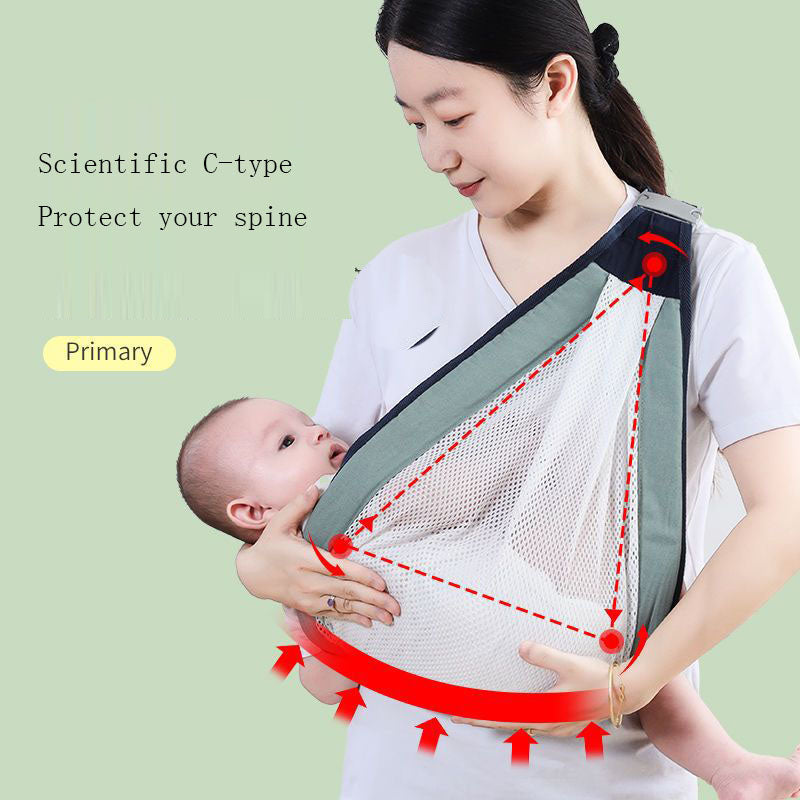 Baby carrier for babies going out, simple, breathable, multifunctional, newborn baby carrier - Ectron Online