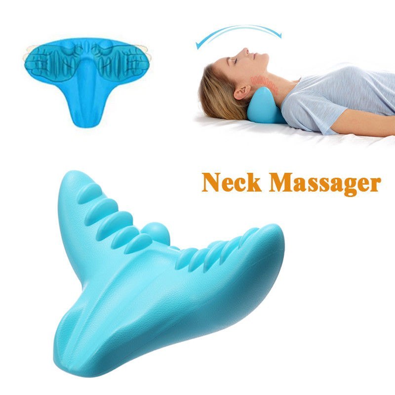 Shiatsu massage pillow C-rest neck and neck cervical spine relaxation muscle memory foam pillow - Ectron Online