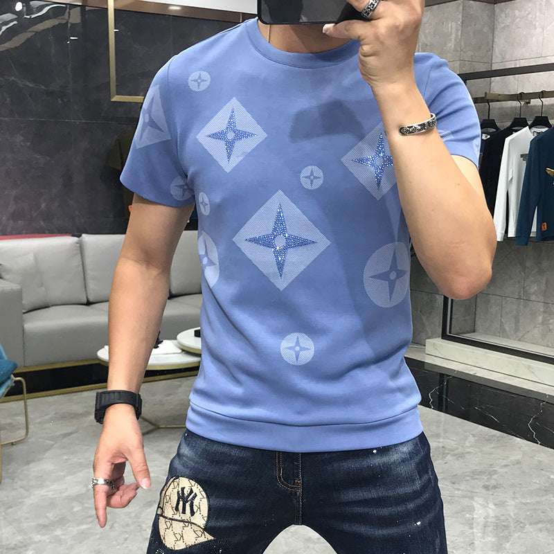 Summer Short Sleeve T-shirt Men's Personality