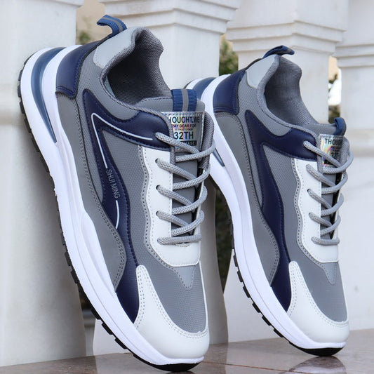 Men's Casual Waterproof Leather Sneakers