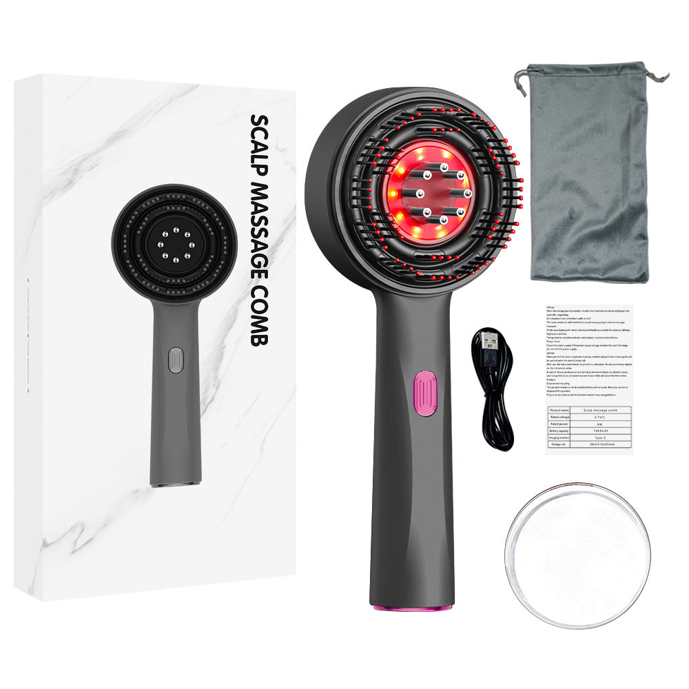 Electric Vibration Massage Comb Portable Hair Follicle Comb Scalp Oil Liquid Applicator Head Massager Hair Growth Anti Loss Care - Ectron Online