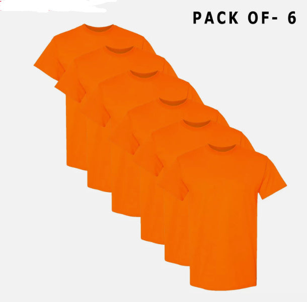 Men’s Solid Colour Round Neck T-Shirt – Classic Short Sleeve Tee Round Neck T Shirt Solid Color Short Sle | Ectron Online