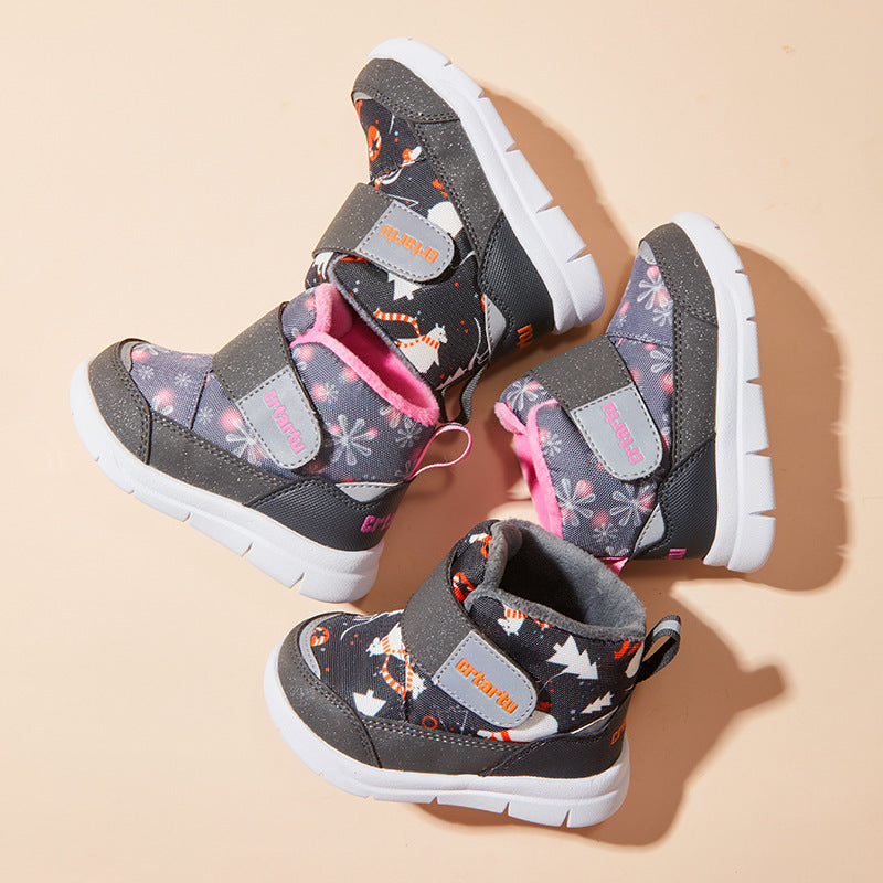 Casual waterproof girls short boots