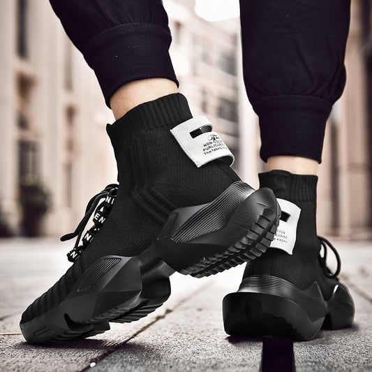 Fall men's thick-soled sports shoes
