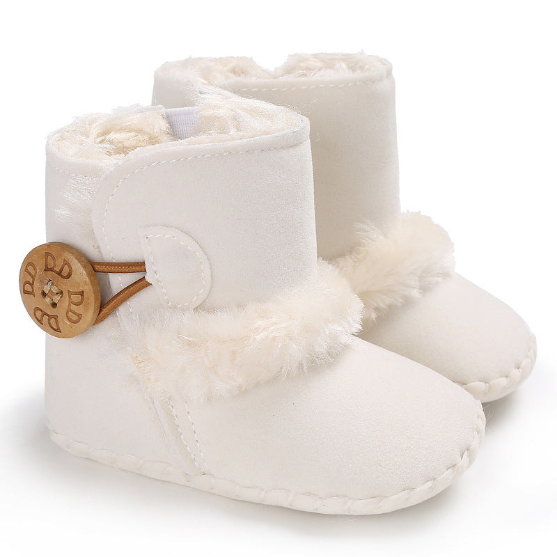 Warm Non-Slip Plus Velvet Snow Boots Toddler Shoes