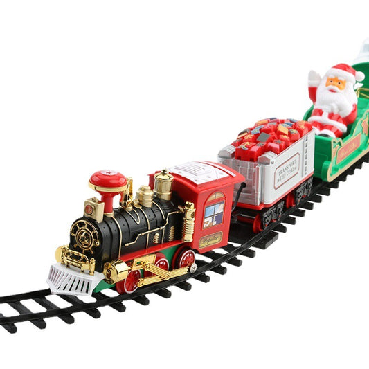 Christmas Electric Rail Car Toys Train Track Musical Christmas Tree Decoration Railway Set Children'S Kids Toys Gift - Ectron Online