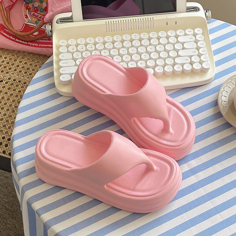 Outdoor Wear Deodorant Cross-border Hot Sale EVA Thick Bottom Wear-resistant Indoor Slippers