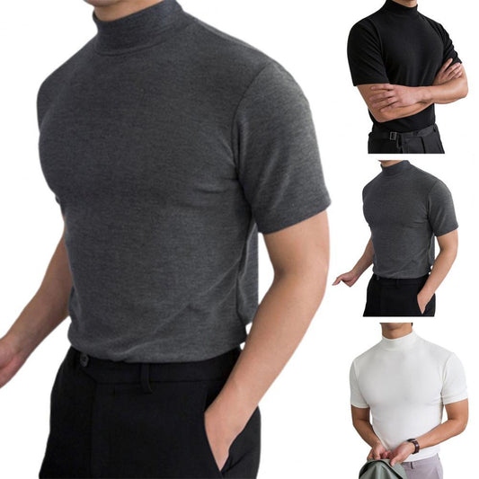 Men's Straight Half T-Shirt Student Wear