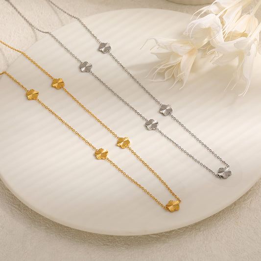 Special-interest Design Small Flowers Clavicle Chain