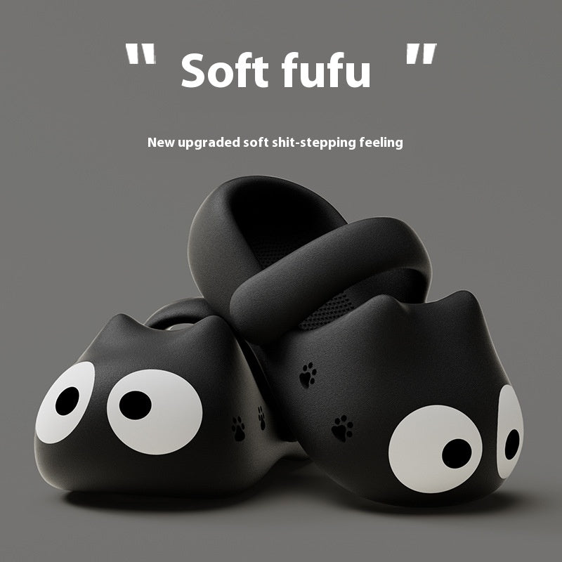 Women's Poop-like Closed Toe Cute Hole Shoes Non-stinky Feet Non-slip