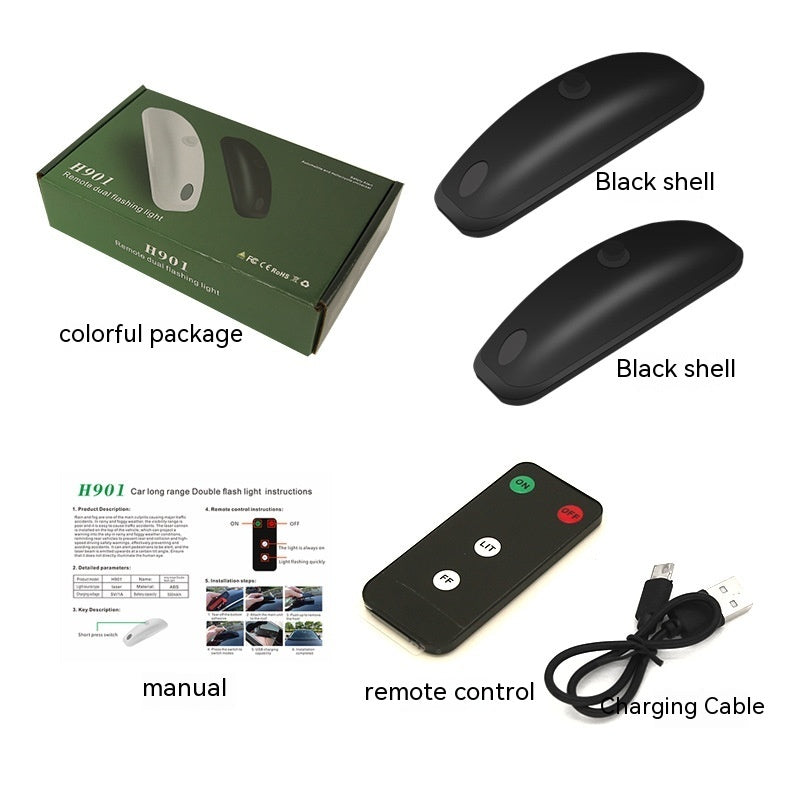 Car Anti-Collision Strobe Pilot Light for Fog & Rain Safety